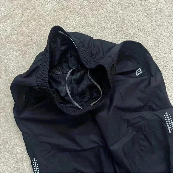 ROAD RUNNER Sports Men’s Size Medium Black Pants Pro Velocity 100% Polyester Zip - Picture 10 of 14